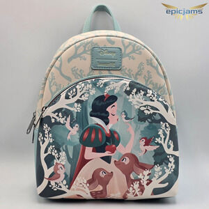 Loungefly Disney Snow White And The Seven Dwarfs Forest Animals Mini Backpack